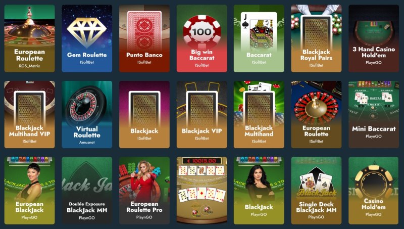 pariuri plus casino - jocuri de masa si carti