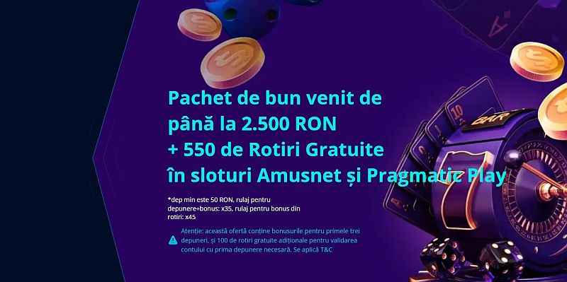 Bonus MrBit Casino - 2500RON + 550 Rotiri Gratuite MrBit